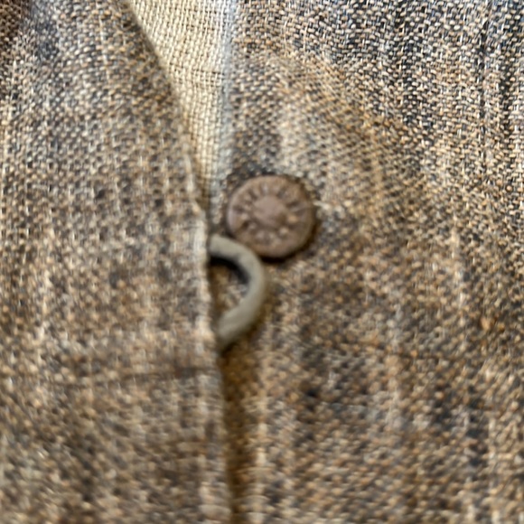 EILEEN FISHER Size 3X 100% Linen Textured Fabric 4-looped Button close $398 NEW - Picture 14 of 16